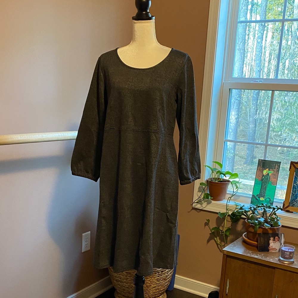 J Jill plaid dress M NWT